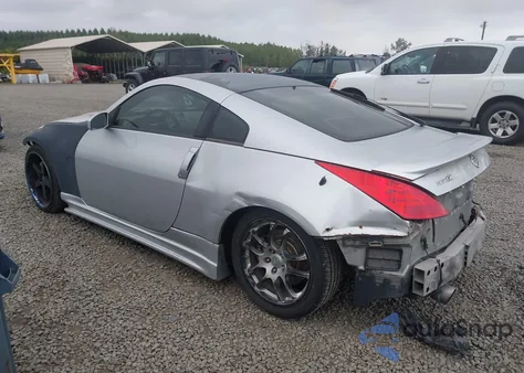 2008 Nissan 350Z из США, поврежденный, VIN JN1BZ34E28M751131